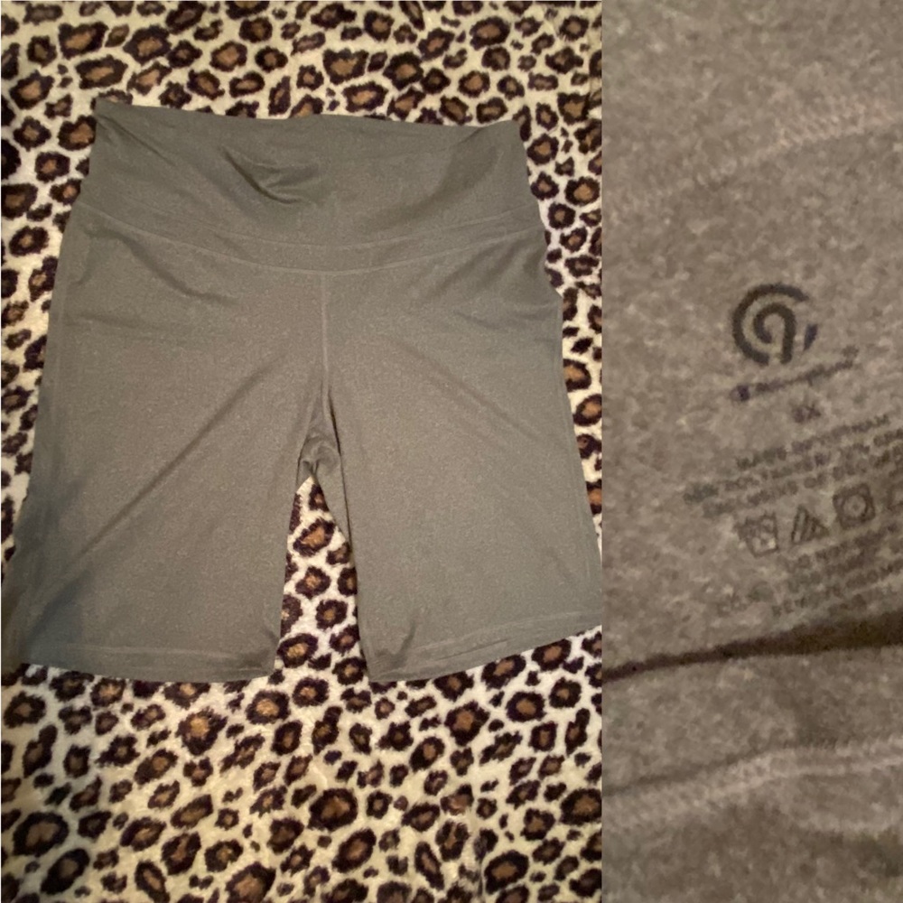 Plus size biker shorts
